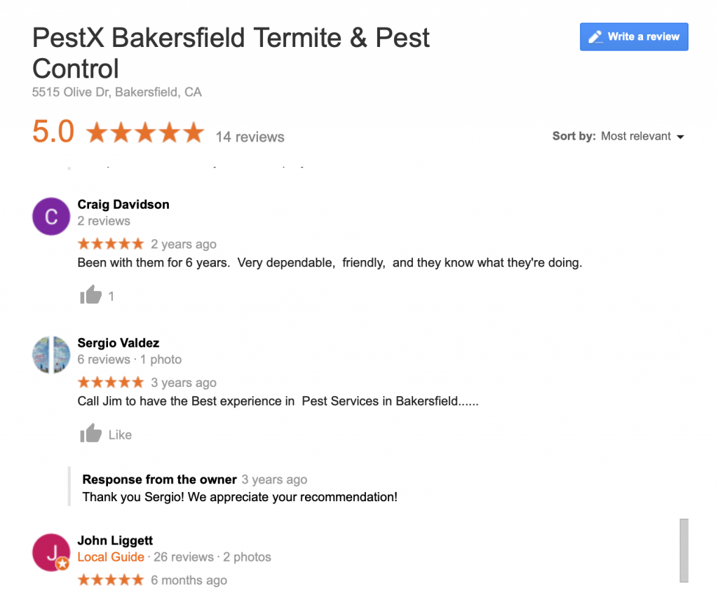 Bakersfield Pest Control Reviews, PEST X